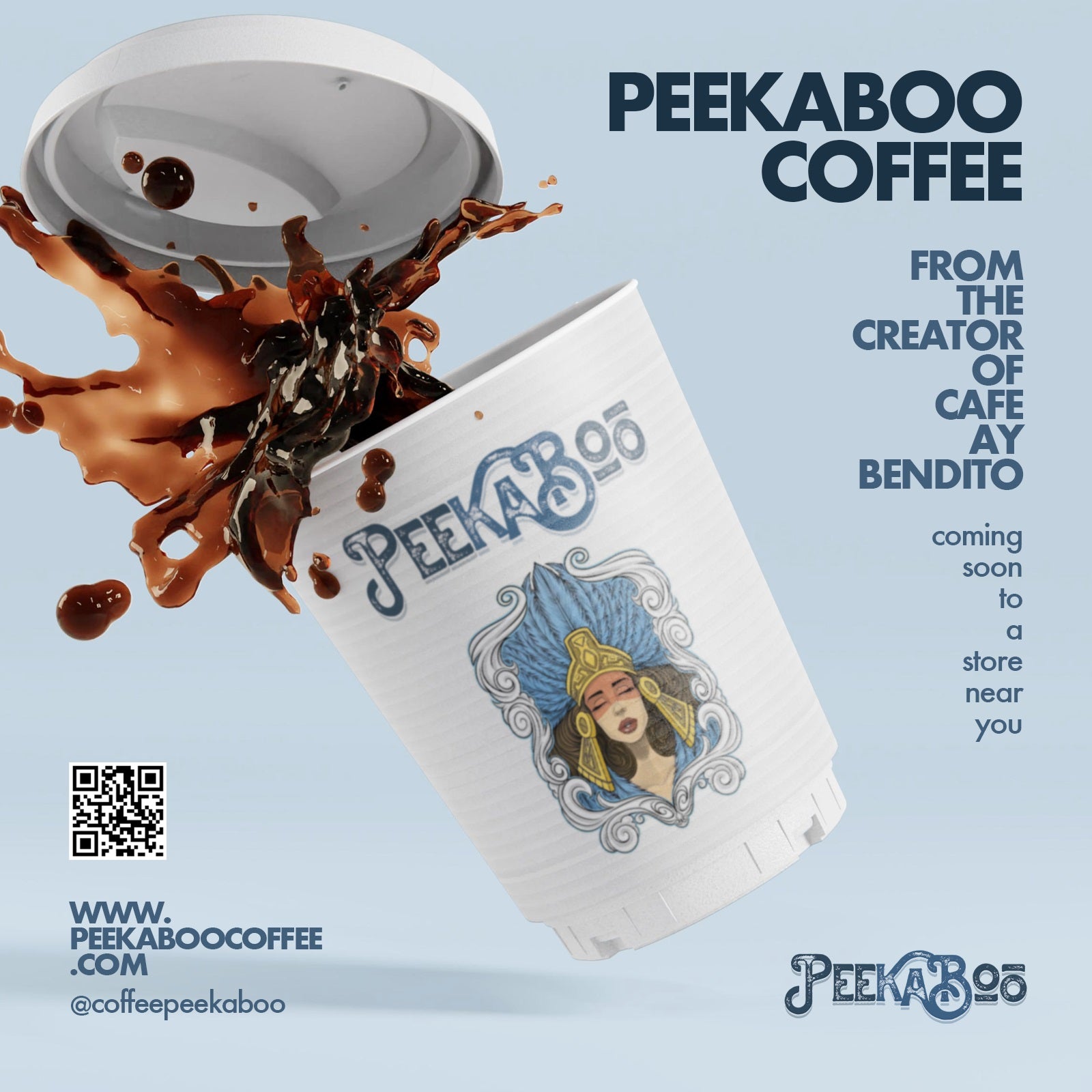 PeekaBoo Coffee 12oz - Cafe AyBendito