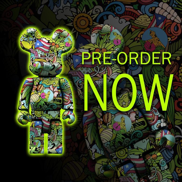 Puerto Rico inspired BearBrick - Cafe AyBendito