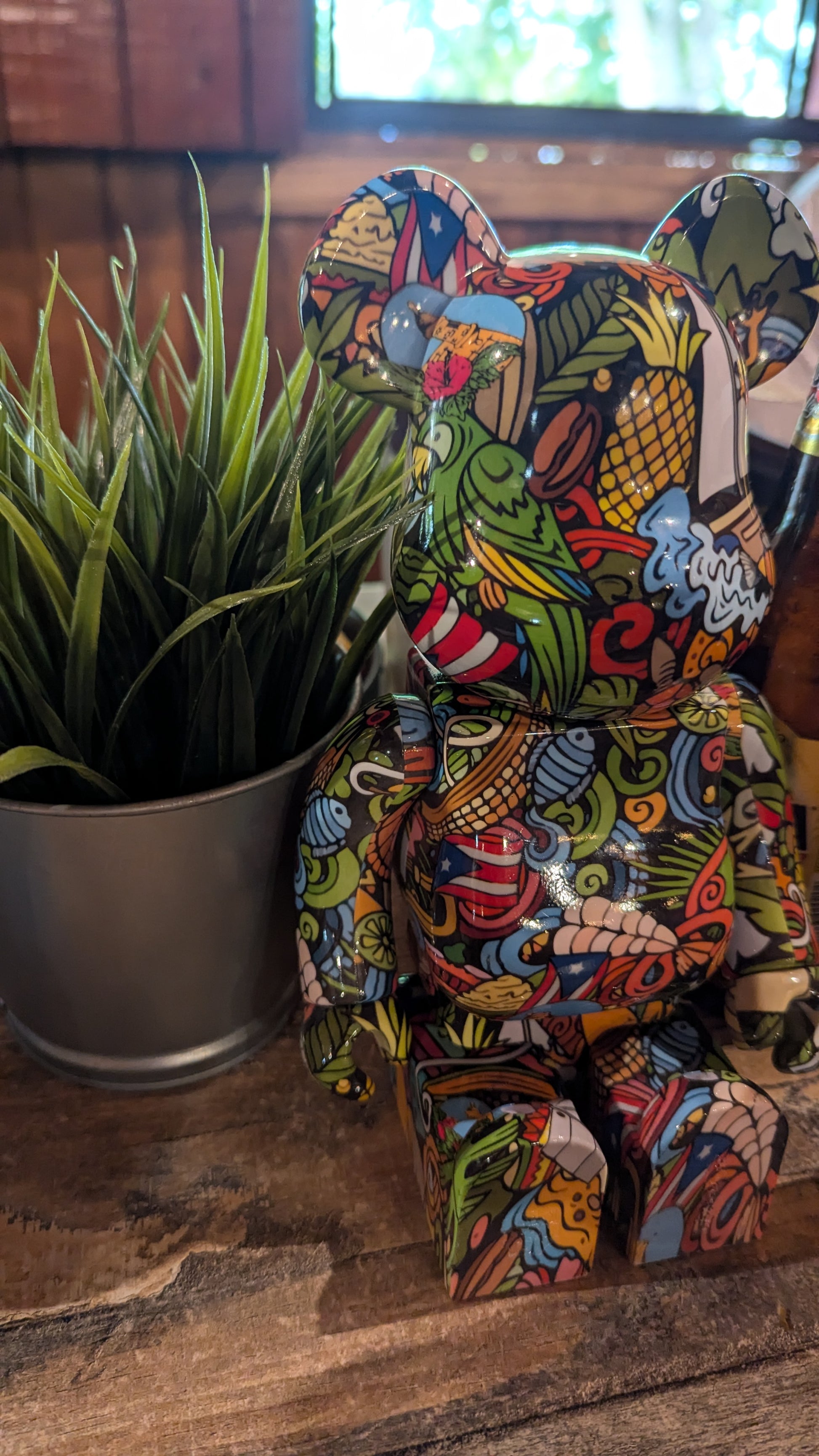 Puerto Rico inspired BearBrick - Cafe AyBendito