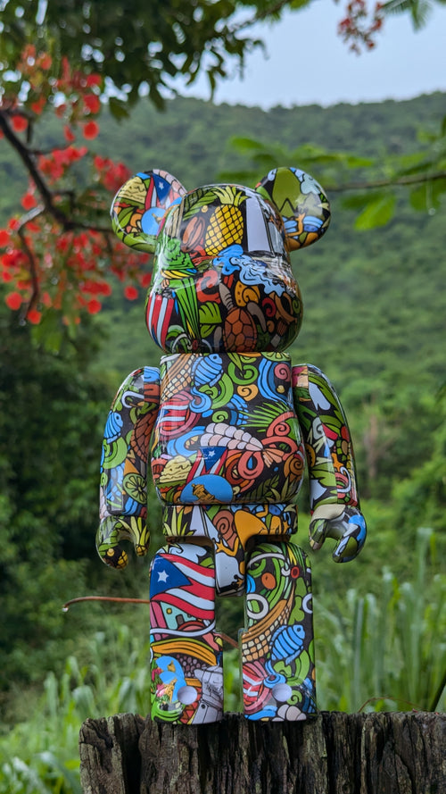 Puerto Rico inspired BearBrick - Cafe AyBendito