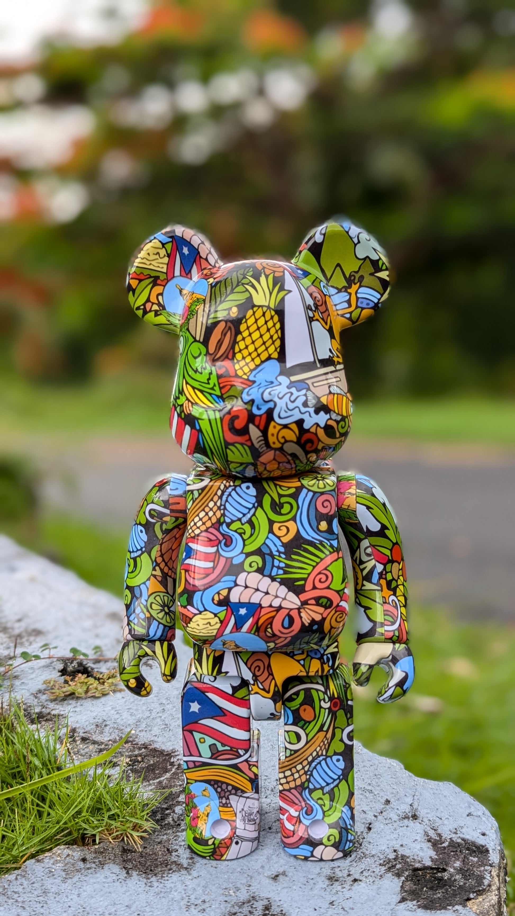 Puerto Rico inspired BearBrick - Cafe AyBendito